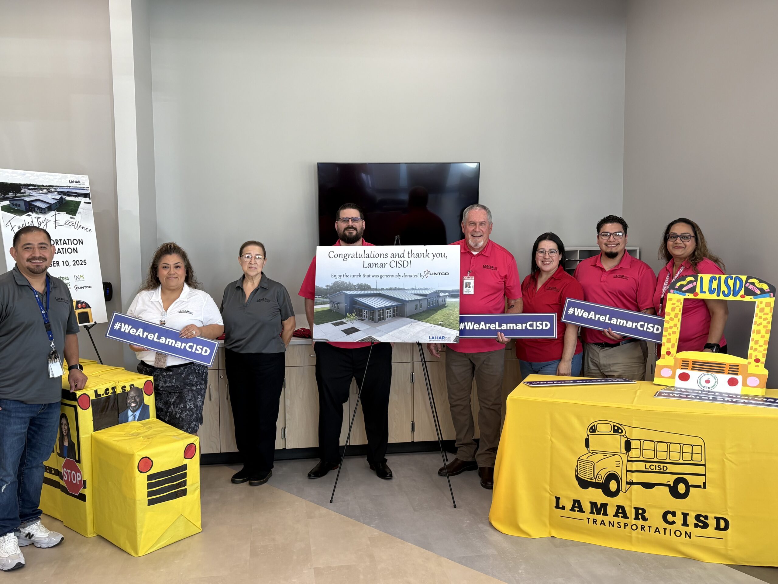 Flintco Completes Lamar CISD’s New Transportation Center #3
