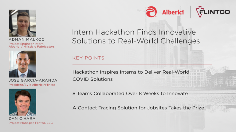 Intern Hackathon Finds Innovative Solutions to Real-World Challenges